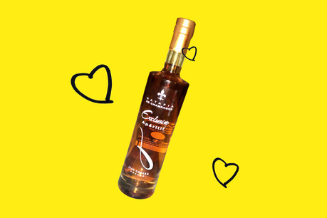 Pour se faire livrer du ratafia en ce moment à Luxembourg, il faut compter sur Alexandre Wagner et son «Exclusive Ratafia». (Design: Maison Moderne)