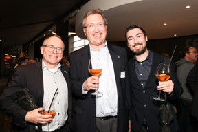 Thierry Elvinger (centre). Photo: Marie Russillo/Maison Moderne