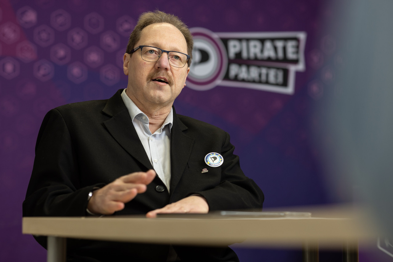 “Every vote that goes to the Pirates will be a useful vote for Europe and for Luxembourg,” says Remakel. Photo: Guy Wolff/Maison Moderne