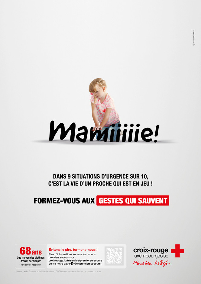 Premiers Secours" campaign (Agency : Alternatives Communication) 