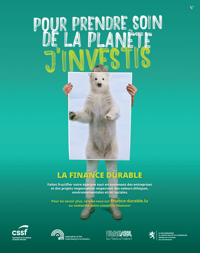 “Sustainable Finance” campaign Agency: VOUS agency. 