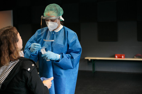 Plus de 14.000 tests ont été effectués et 891 personnes détectées positives le 17 novembre. (Photo: Matic Zorman / Archives Maison Moderne)