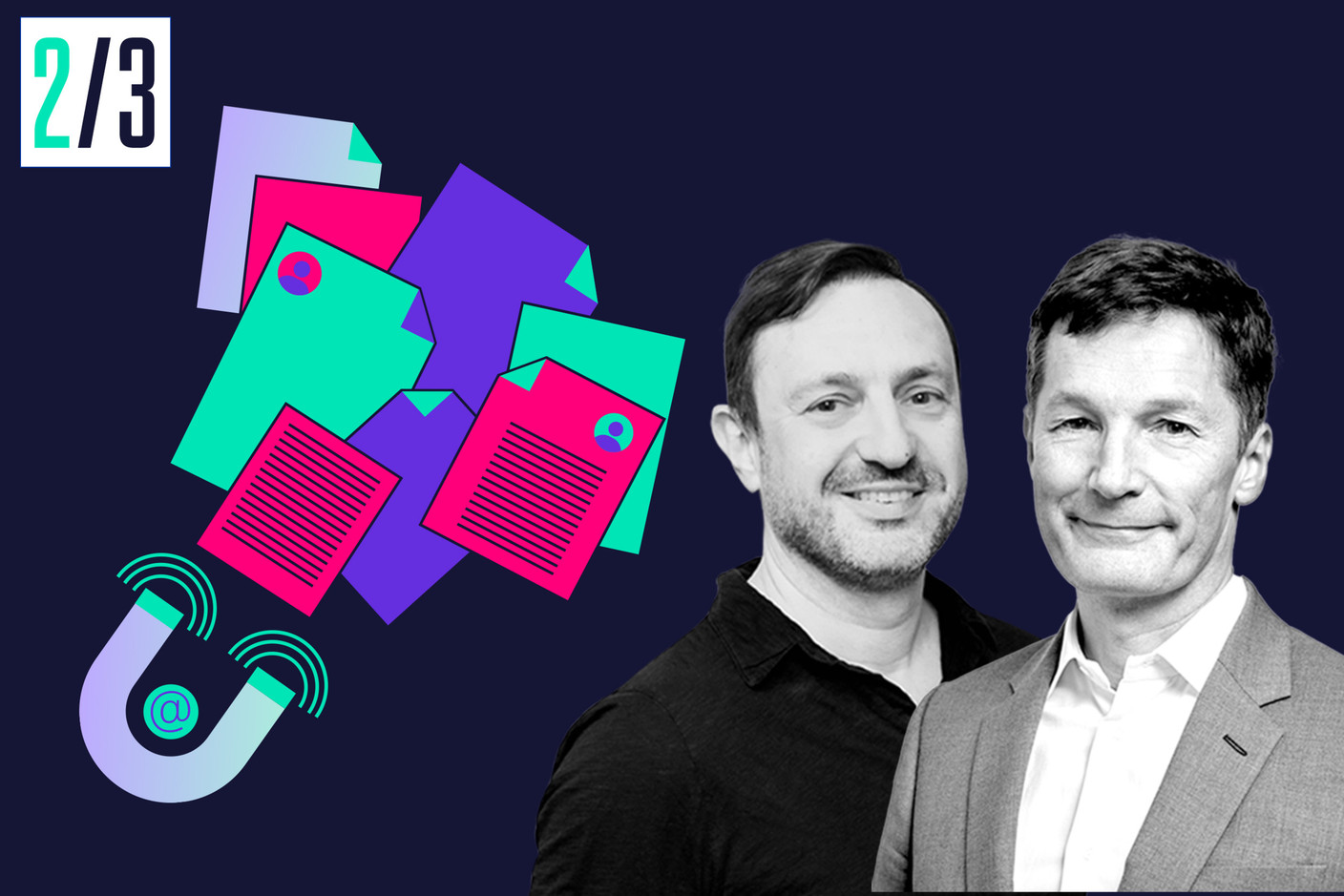 Eric Busch, CEO de nexten.io, et Alain Rodermann, Managing Partner de Expon Capital. Maison Moderne