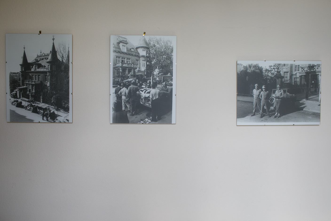 Des photos montrent la villa après la libération du Luxembourg par les troupes alliées. (Photo: Matic Zorman/Maison Moderne)