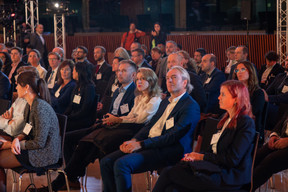 Ben Lyon of the House of Training (second from right) is seen attending Alfi’s Global Distribution Conference, 21 September 2022. Photo: Romain Gamba/Maison Moderne