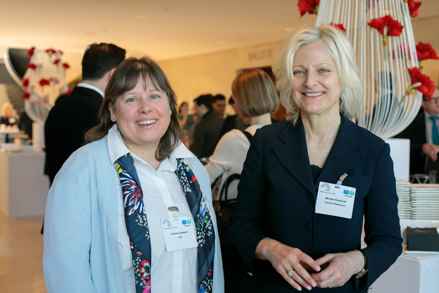 Corinne Lamesch, Association of the Luxembourg Fund Industry and Fidelity International; Michèle Eisenhuth, Arendt & Medernach. Photo: Matic Zorman