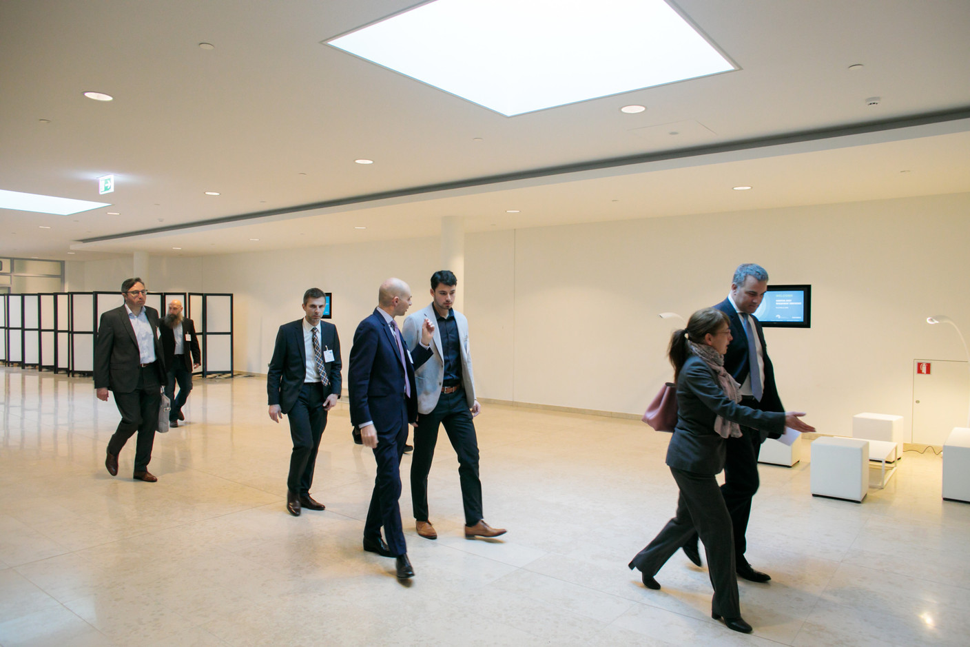 Attendees are seen during day two of Alfi’s European Asset Management Conference, 23 March 2022. Photo: Matic Zorman