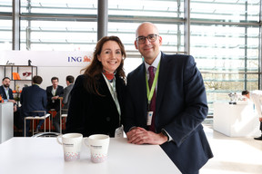Isabelle Delas, Luxflag; Olivier Heiland, Finance in Motion. Photo: Eva Krins/Maison Moderne