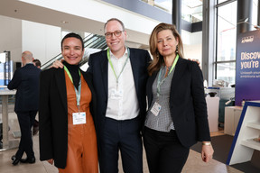 Monica Da Fonseca, MC Square; Daniel Engel, Edmond de Rothschild Asset Management; Tanis Mahler Cauberghs, Brown Brothers Harriman. Photo: Eva Krins/Maison Moderne