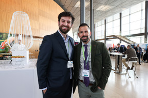 Tiago Freire de Andrade, Lynxai Technologies; Luis Salerno, Association of the Luxembourg Fund Industry. Photo: Eva Krins/Maison Moderne