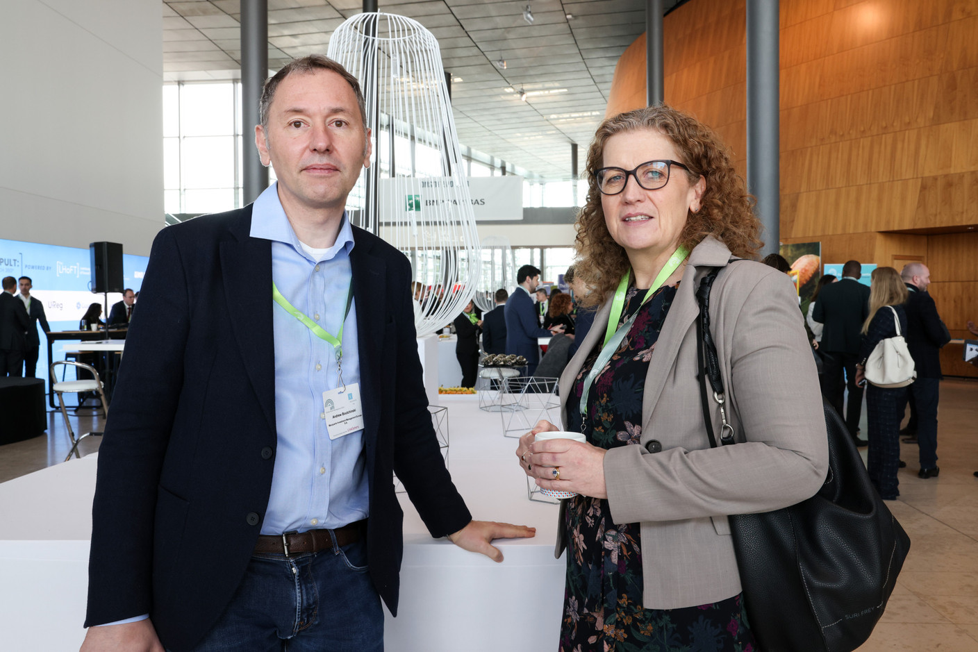 Andrew Boutchinski, Macquarie Investment Management Europe (on left). Photo: Eva Krins/Maison Moderne