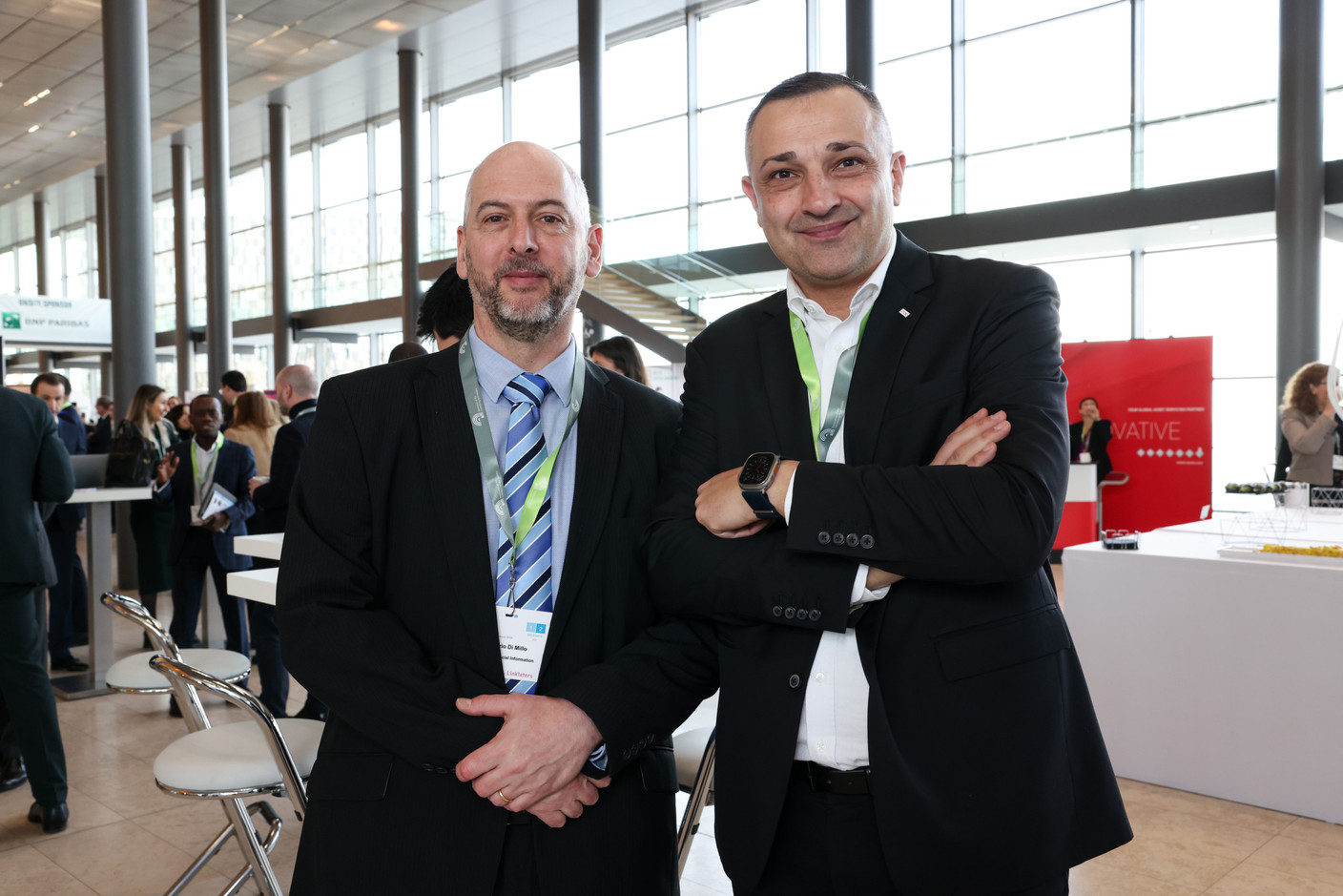 Attendees are seen during Alfi’s Global Asset Management Conference, 19 March 2024. Photo: Eva Krins/Maison Moderne