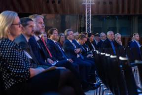 Attendees are seen during day 1 of the Association of the Luxembourg Fund Industry’s Global Distribution Conference, 20 September 2022. Photo: Romain Gamba/Maison Moderne
