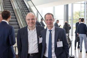Norman Finster of EY and Thierry Wiwinius of Spuerkeess. Photo: Romain Gamba/Maison Moderne