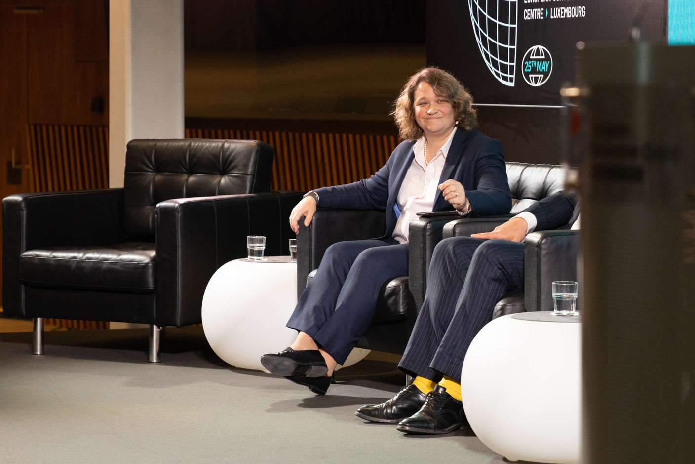 Davina Goodall-Smith, chief operating officer, EMEA, Nikko Asset Management, seen during the “From Bull to Bear--will market volatility create new opportunities?” panel at the Cross-Border Distribution Conference, 25 May 2023. Photo: Romain Gamba
