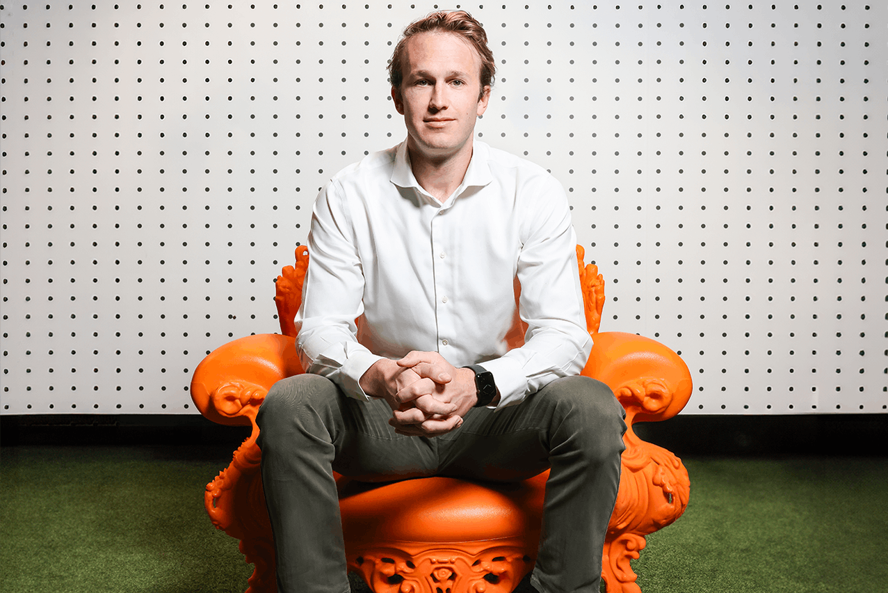 Avec All Eyes On Me, Vincent King propose une solution innovante qui répond aux besoins des recruteurs luxembourgeois. Crédit photo : Marie Russillo (Maison Moderne)