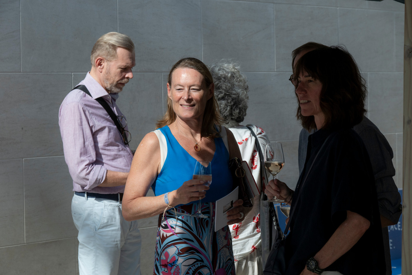 Raoul Thill (SiYOU), in the background, and Anouk Darcet Felgen, in the foreground. (Photo: Eric Chenal)
