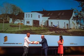 Laurent Arndt , lauréat du Bauhärepräis OAI 2020 ((Photo: Nader Ghavami/Maison Moderne))