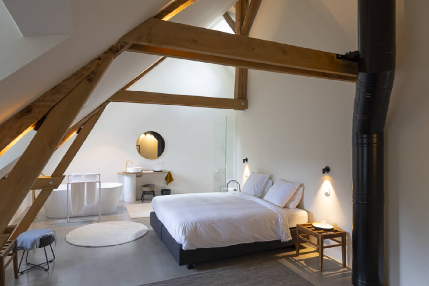 Aujourd’hui, les chambres sont moderne et confortables. (Photo: Laurent Antonelli)