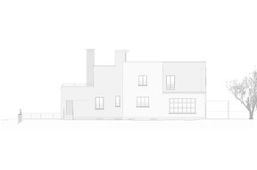Façade arrière (Illustration : Diane Heirend architecture & urbanisme) 