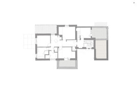 Plan du premier étage (Illustration : Diane Heirend architecture & urbanisme) 