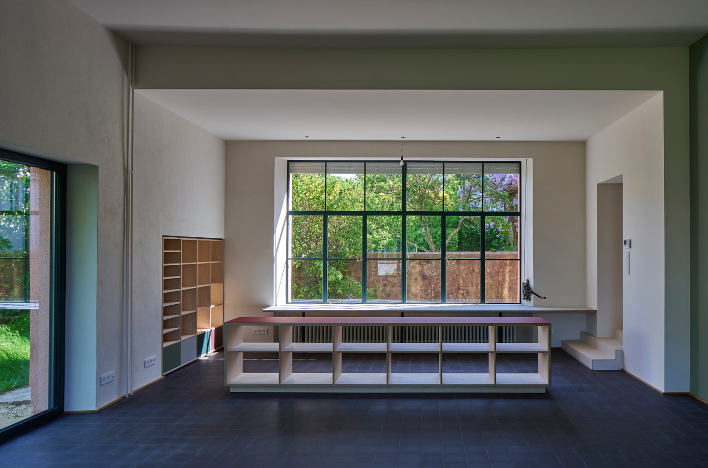 Vue de l’ancien atelier de Joseph Kutter, avec la verrière restaurée. (Photo: Eric Chenal)