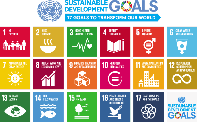 17 objectifs des Nations Unies pour un monde meilleur. UN