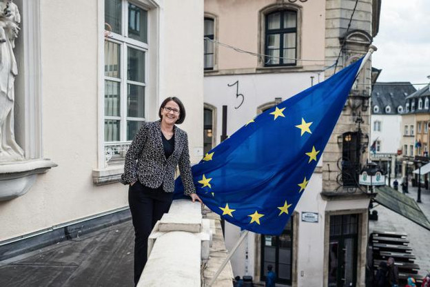 Pour Yuriko Backes, chef de la représentation de la Commission au Luxembourg, «l’histoire de demain s’écrit aujourd’hui». (Photo: Mike Zenari)
