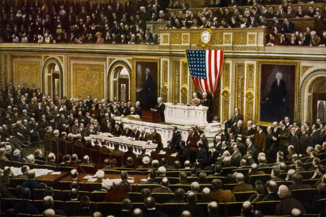 Il y a 100 ans, le président américain Woodrow Wilson avait convaincu le Congrès de sortir le pays de son isolationnisme pour mettre un terme à la guerre en Europe. (Photo: Licence C.C.)