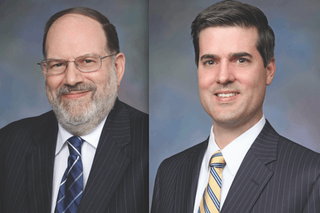 Gary L. Goldberg and John R. Russell, members of Dentons’ Public Policy and Regulation practice in our Washington office. (Photo: Dentons)