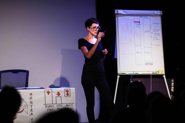 Aline Fares présente le monde bancaire comme vous ne l’avez jamais vu. (Photo: Aline Fares)