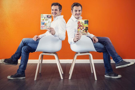 David Gavroy, le jeune CEO de Noosphere, deux fois. (Photo: Noosphère)
