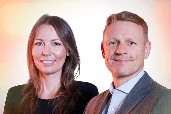 Nicole Thomé, Senior Business Development Manager & Vincent Willem, Deputy Head of Professional Banking Services at Banque de Luxembourg (Photo: Maison Moderne)