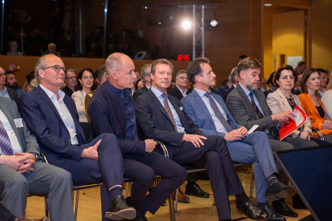 The event organized by the Chamber of Commerce was enhanced by the presence of His Royal Highness the Grand Duke Henri.  (Photo: Romain Gamba/Maison Moderne)