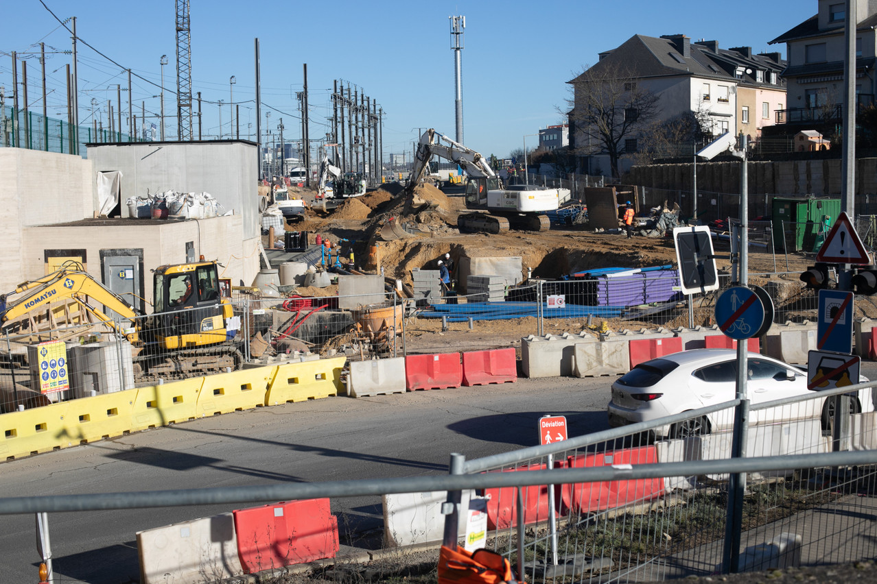 Les travaux rue des Scillas commenceront le 12 mars prochain.  (Photo: Matic Zorman/Maison Moderne)