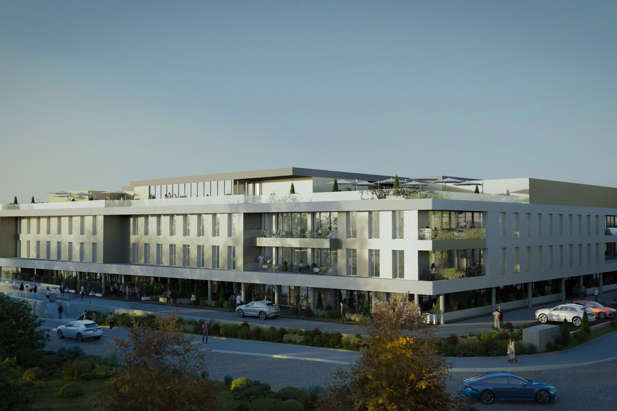 Au Bourmicht, le projet The Butler du groupe MIMCO va très prochainement prendre forme. Pour répondre aux nouveaux besoins des entreprises, MIMCO Capital propose   un concept novateur : « Hotel & Office Lifestyle ». (Crédit photo : Groupe MIMCO)