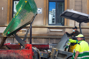 Chantier rue Notre-Dame. ((Photo: Matic Zorman / Maison Moderne))