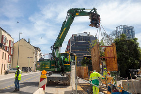 Chantier rue de Hollerich. ((Photo: Matic Zorman / Maison Moderne))