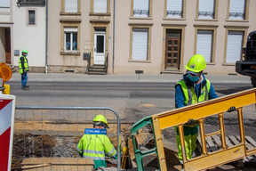 Chantier rue de Hollerich. ((Photo: Matic Zorman / Maison Moderne))