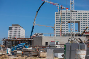 Construction du nouveau siège de la banque Intesa Sanpaolo. ((Photo: Matic Zorman / Maison Moderne))