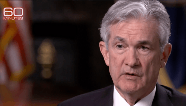 Jerome Powell, invité de CBS. (Photo: capture d’écran)