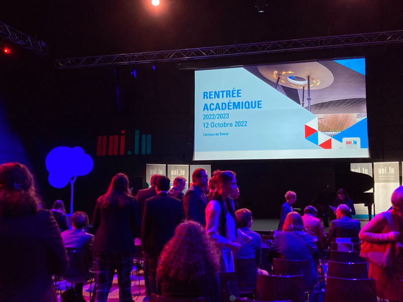 Speeches and awards marked the start of the 2022-2023 academic year at the University of Luxembourg. Lydia Linna