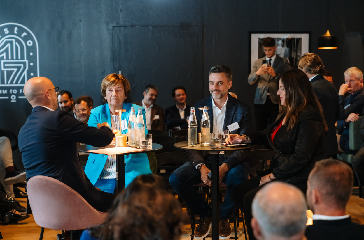 Michèle Detaille, Christophe Nadal and Anne Toledano were the guests at the roundtable discussion. Photo: Inowai