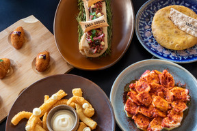 At Casa Duques, the hot antipasti smell just like Spain. (Photo: Casa Duques)