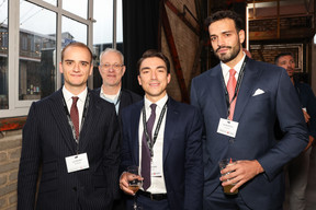 Lars Hilgert (Spuerkeess), Rune Wangsmo (White Oak Management), Alessio Pichierri et Irfan Selimovic (Spuerkeess). (Photo: Marie Russillo/Maison Moderne)