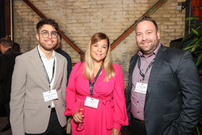 Giuseppe Belcastro, Lynn Even et Sven Kapuscinsky (Spuerkeess). (Photo: Marie Russillo/Maison Moderne)