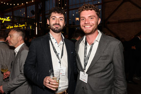 Tom Porter (Aztec Financial Services) et Olivier Collins (Como Digital Life). (Photo: Marie Russillo/Maison Moderne)