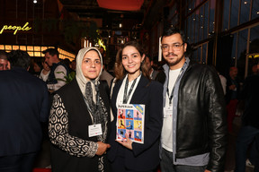 Fatemeh Haddadi, Tahereh Pazouki (Magrid Learning Solution) et Hossein Pazouki (LetzMath). (Photo: Marie Russillo/Maison Moderne)