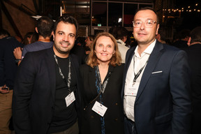 Pierre Pereira Da Silva (Foozo), Luiza Lyonnet (WP Lux) et Vincent Lyonnet (C2I Commerce). (Photo: Marie Russillo/Maison Moderne)