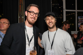 Philippe Beck et Misch Strotz (Neon Internet). (Photo: Marie Russillo/Maison Moderne)